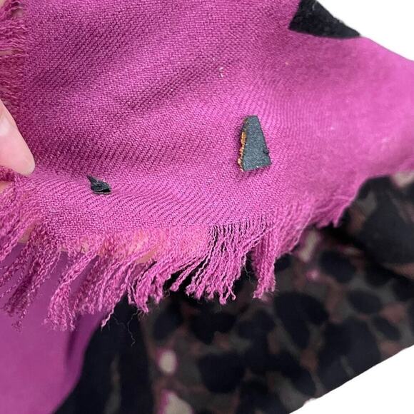 Coach Signature Horse And Carriage Camouflage Print Oversized Square Scarf Wrap - Picture 11 of 15